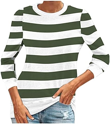 חולצות שרוול ארוכות נשים סוודרים סוודרים קלים בלוק צמרות טוניקה