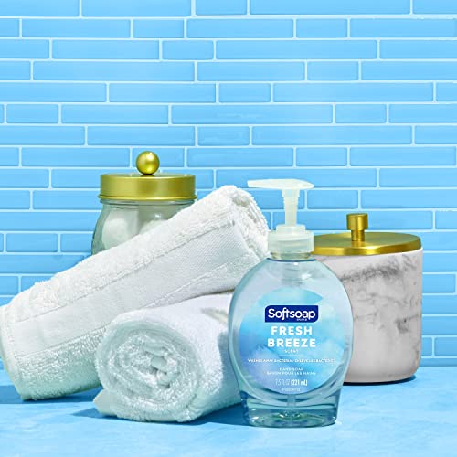סבון רך נוזל אנטיבקטריאלי, סבון ידיים טרי בניחוח הדרים, 11.25 אונקיה, 6 חבילות וסבון ידיים נוזלי לחות, אלוורה נקייה