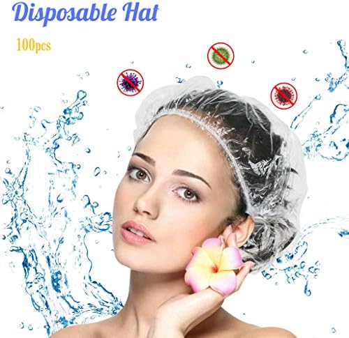 מוצרי אמבטיה 100 יחידות נשים חד פעמיות שיער מקלחת חד פעמית כובע כובע מגן מגבות מגבות מגבות