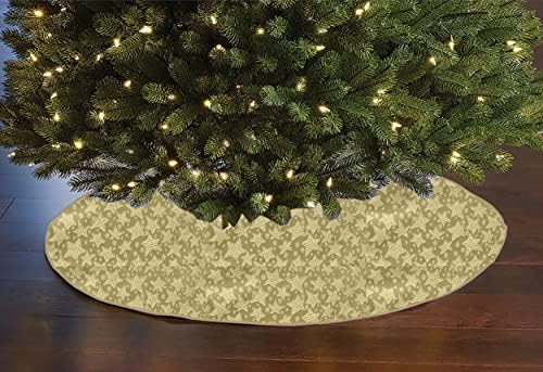 LovemyFabric 56 חצאית עץ עגולה לחג המולד וחג עץ עץ / פתיתי שלג / עצי חג המולד / כוכבים