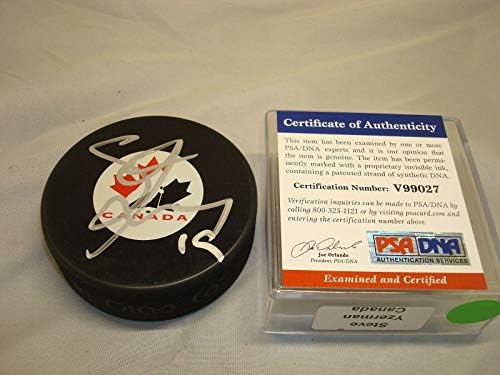 סטיב ייזרמן חתם על קבוצת הוקי קנדה עם חתימה של פ. ס. א./די. אן. איי. ק. א. עם חתימה של 1 אף