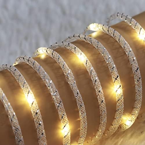 אורות פיות של חבל JCFYOO, 10ft 30 אורות מיתר LED סוללה נורות LED מופעלות לילדים לחדר שינה מסיבת יום הולדת חתונה