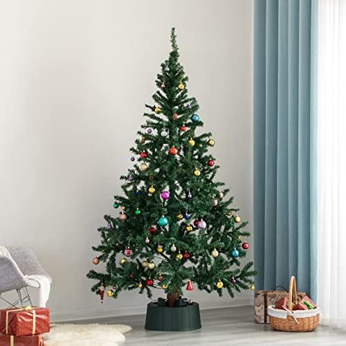 עץ חג המולד של עץ חג המולד של פלסטיק ירוק גני עם אטב בורג