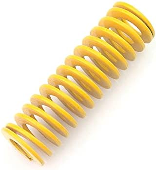 קפיצי דחיסה מתאימים לרוב התיקון I 1 pcs דחיסת עובש קפיץ קפיץ צהוב צהוב העומס חותמת קפיץ קוטר חיצוני 8 ממ קוטר פנימי 4 ממ