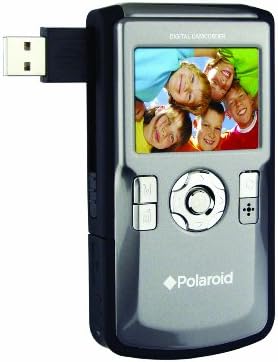 Polaroid DVF-130TC מצלמת וידיאו USB עם תצוגת LCD בגודל 2.0 אינץ '