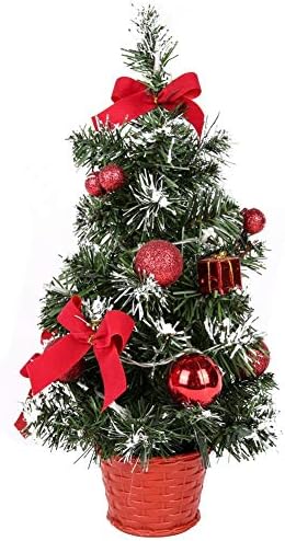 שולחן Autobestown LED עץ חג המולד קישוט לקישוט אור אורן אור אורן עץ עץ עץ חג המולד קישוט לשנה החדשה מתנה