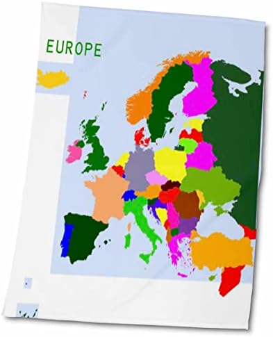 3drose Florene Décor II - אירופה בצבע חי - מגבות