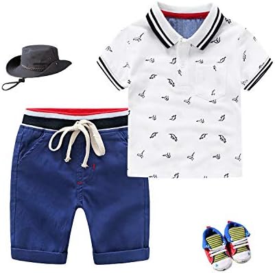 יילאקו פעוט ילד בגדי קיץ בגדים לתינוק בגדים שרוול קצר