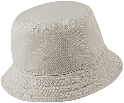 כובע דלי של Lexiuyibai לגברים נשים אלוהים הוא כובעי דלי כותנה שטופים רקומים.