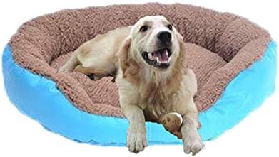 מיטה עגולה כלב חתול 3 - שמיכות כלבים לכלבים גדולים - פליס חם רחיץ מיטת כרית כרית רכה ביתי ציוד חיית מחמד
