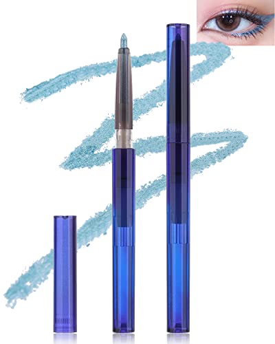 כחול גליטר עמיד למים כתם הוכחה ג 'ל בצבע אייליינר עיפרון - 1 יחידות לדעוך הוכחה קרם גליטר אייליינר עיפרון, שמר
