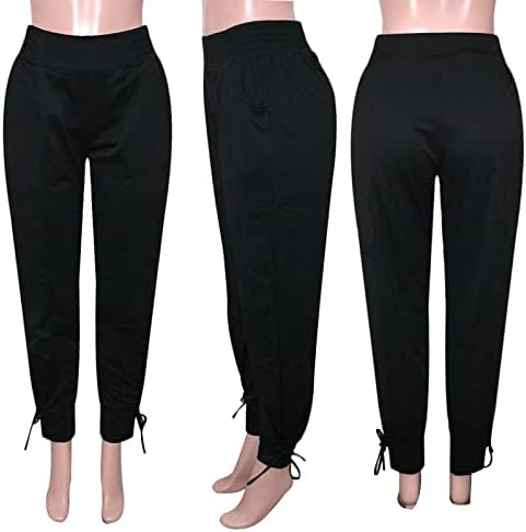 מכנסי טרנינג קפרי לנשים בגדי רחוב רץ-מטען רגוע