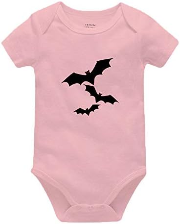 עטלף לילה מטפס על שרוול קצר שרוול אחד בגדים בגדים גופיים לתינוקות 0-6 חודשים