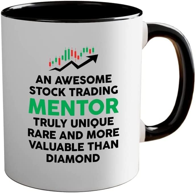 Canifa סוחר מניות רגיל שני צלילים ספל קפה אדום 11oz 15oz - מנטור מסחר במניות מדהים - שוק מניות מצחיק קניית מתכנן משרד