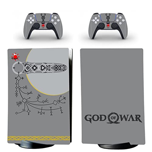 עבור פס 5 דיסק - משחק אלוהים הטוב ביותר של המלחמה פס 4-פס 5 קונסולת עור & מגבר; בקרים, עור ויניל עבור פלייסטיישן ניו דוק-896