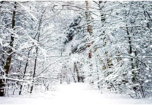 Yeele 15x10ft Winter Snowscape תפאורת יער