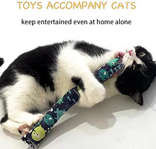 צעצועי חתול אזופיו כריות חתול, צעצוע חתול אינטראקטיבי לחתולים מקורה, צעצועי חתול רכים ועמידים, צעצועי תמרוץ חתולים