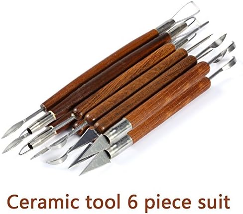 קרמיקה חימר כלים, פולימר פיסול 6 יחידות מעשי חימר פיסול כלי עבור דוגמנות