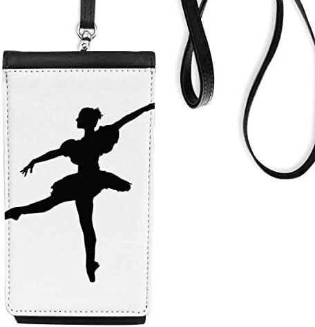 רקדני ריקוד בלט אמנות ספורט טלפון ארנק ארנק תלייה כיס נייד כיס שחור