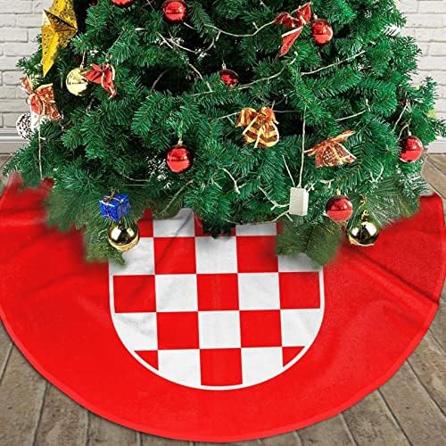 חצאית עץ חג המולד, סמל קרואטיה סמל קרואטיה בגודל 30-48 אינץ '.