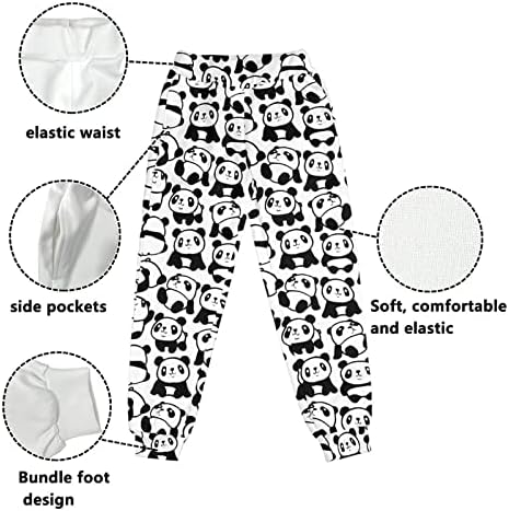 ראוותעיצובי מכנסי טרנינג עבור בני בנות 4-14 שנים מזדמן פעיל מכנסיים