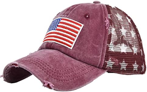 בייסבול כובע לגברים נשים אמריקה דגל היפ הופ שמש כובע ג ' ינס שמש הגנת רשת חזרה נהג משאית כובע לגברים נשים