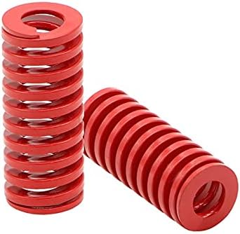 קפיצי דחיסה מתאימים לרוב התיקון I אדום עומס בינוני לחץ דחיסה קפיץ עובש עמוס עובש קפיץ קוטר חיצוני 10 ממ x קוטר פנימי 5 ממ x