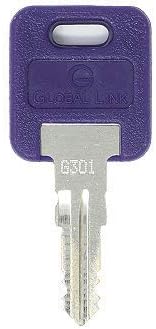 גלובל קישור ז352 החלפת מפתח: 2 מפתחות