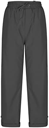 מכנסי מטען לטיולים לנשים מכנסי קיץ קלים מכנסי טיול יבש מהיר מכנסי טרנינג גולף מכנסיים עמידים למים חיצוניים לנשים