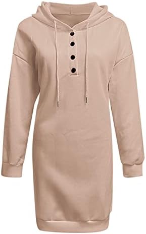 שמלות סתיו של נוקמופו לנשים 2022 טלאי אופנה צבע שרוול ארוך שרוול שרוול סוודר שמלת סוודר שמלה כפתור שמלה באורך ברך