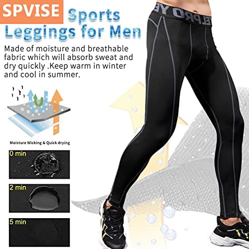מכנסי דחיסה אתלטית של גברים מגניבים חותלות חדר כושר יבש מגניב טייץ אימון ספורט שכבתי ספורט רץ כדורגל כדורגל יוגה