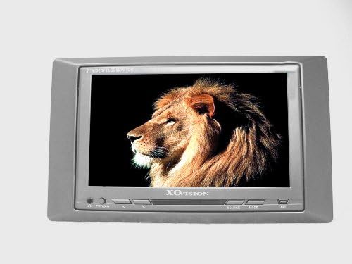 XO Vision XO27705 7 אינץ 'TFT-LCD רחב מסך צג משענת ראש עם IR מובנה לאוזניות וכניסה USB