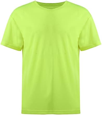 5 חבילות חולצות יבש מהירות של גברים ספורט שרוול קצר טניס טניס ביצועים אתלטים פעילים