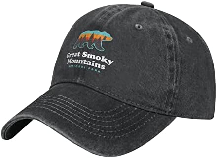 הרי מעשנים גדולים פארק לאומי כובע 1 איש נשים משאית חג המולד כובע יוניסקס כובעי כובעי בייסבול קאובוי