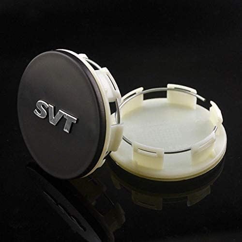 yzyshangmao 4 PCS 65 ממ כובע כיסוי מרכז גלגל SVT שחור （2M5V-1A096-AB）