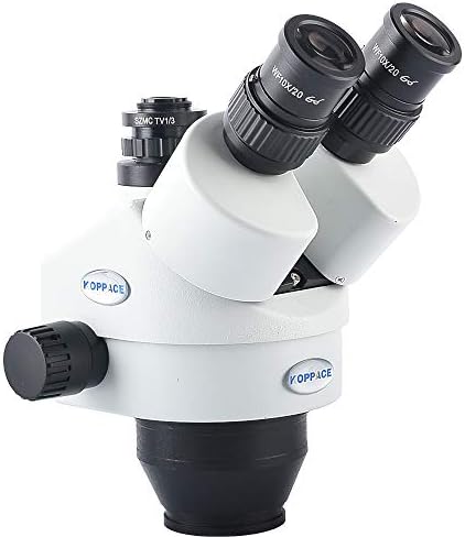 עדשת מיקרוסקופ סטריאו טרינוקולרית 3.5 פי 45, מיקרוסקופ תעשייתי טרינוקולרי, ממשק מצלמה מיקרוסקופ מתאם טלוויזיה 1/3