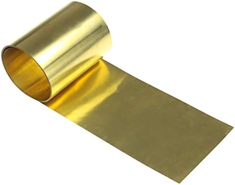 גיליון נחושת טהור רדיד פליז גיליון זהב סרט פליז רדיד פליז צלחת ח62 עובי 0.6 ממ פליז צלחת