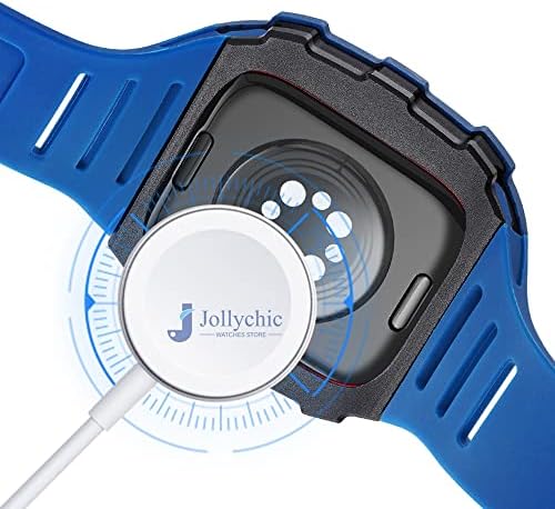 CNHKAU מותרות ללהקת Apple Watch ערכת שינוי 45 ממ 44 ממ 41 ממ 40 ממ פחמן סיבי קרמיקה סט רצועה.