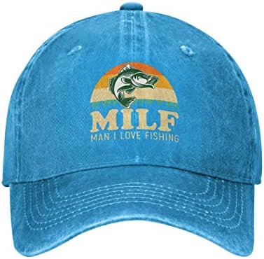 כובע דיג MILF MAN אני אוהב כובע דיג לגברים כובעי בייסבול כובעים גרפיים