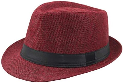 כובע ג'אז כובע פשתן נושם של גברים כובע עליון לגברים נשים אביזרי תלבושות
