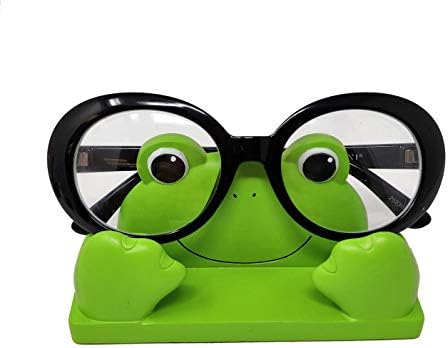 תכשיטני צפרדע כיף מחזיק משקפי ראייה לעמוד לילדים נשים - החזק היטב את משקפי הראייה של ילדים, משקפי קריאה למבוגרים כמו מארגן