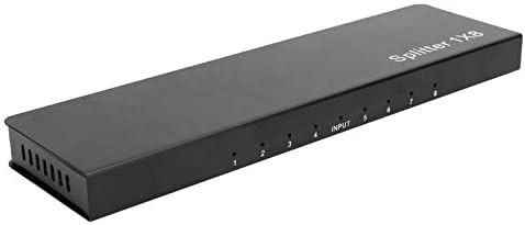 מפצל HDMI HDMI Splitter Metal 100-240V F118 8 יציאות 1 ב 8 Out HDMI 2.0 מפצל עבור O Video 1080p מפיץ