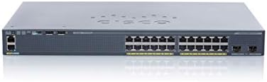 מתג רשת Cisco מיוצר מחדש C960X-24TS-L מתג רשת, 24 יציאות Ethernet של ג'יגביט, 2 10 גרם יציאות SFP+ uplink,