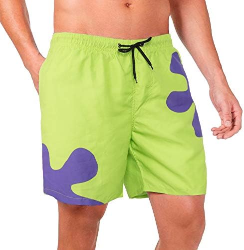גברים מצחיק בגד ים מהיר יבש גלישה עם רשת רירית קיץ חוף מכנסיים קצרים אנימה לוח מכנסיים קצרים