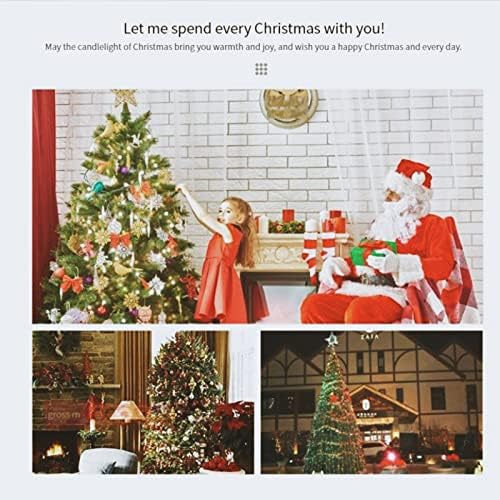 עץ חג המולד של Goheed סיב אופטי משתנה צבע רב צבע עמידה חופשית, עץ חג המולד לעיצוב חג מקורה ביתי