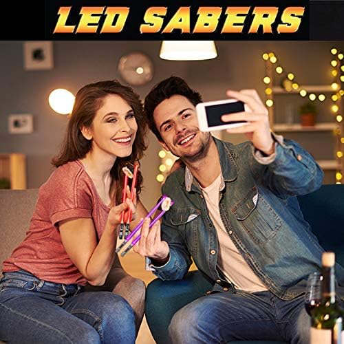 מקלות אכילה של Lightsaber מדליקים מלחמת הכוכבים LED LED אור זוהר סאבר קוצץ מקלות קוצץ לשימוש חוזר סאשי אילור סאברס -
