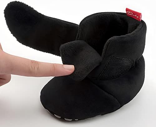 תינוק סינדיארי יילוד תינוקות כותנה כותנה סולית ללא החלקה לבנים פעוטות בנות יוניסקס חורף נעלי גרביים נעימות חמודה