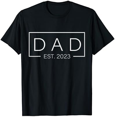 אבא מתנת יום אבות אסט. 2023 מצפה תינוק גברים אשתו בת חולצה