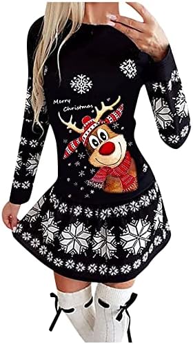 שמלת וינטג 'שורשית לנשים חורף חג המולד פלוס גודל שרוול ארוך שמלות מסיבות טלאים שמלות גלימת ברדס תלבושות קוספליי קוספליי