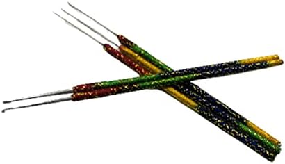 מעצבת עגלת העיצוב המולטי -צבעונית AARI מחטי רקמה לחרוזים ויעבוד רקמה